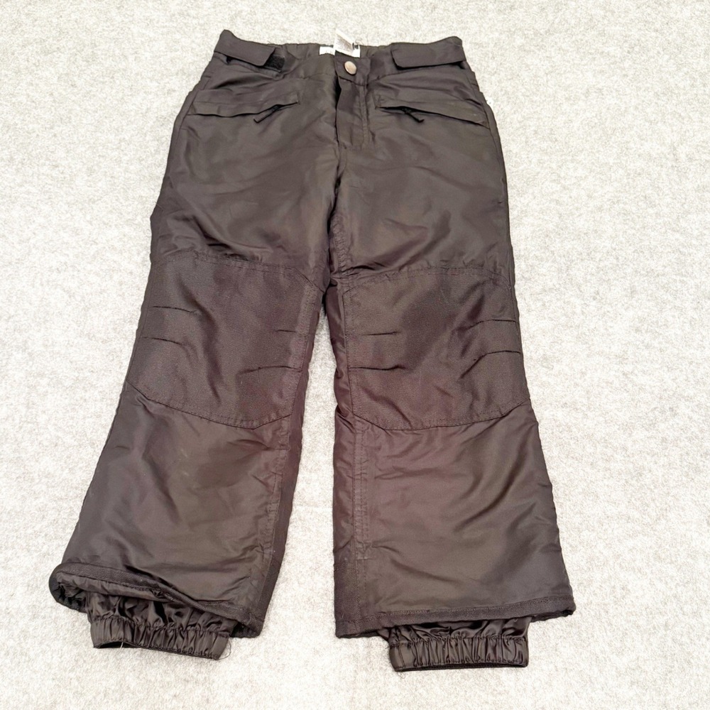 Cherokee Snow Pants Kids Size XS 4/5 Black Excellent Insulated Winter Bibs